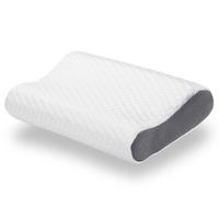 Sleezzz premium viscoelastic neck support pillow 50 x 32 x 11 cm with skin-friendly double cloth cover