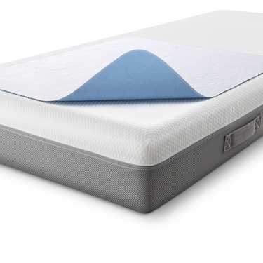 Sleezzz Vital waterproof absorbent fleece mattress topper, 75 x 90 cm, to protect the mattress