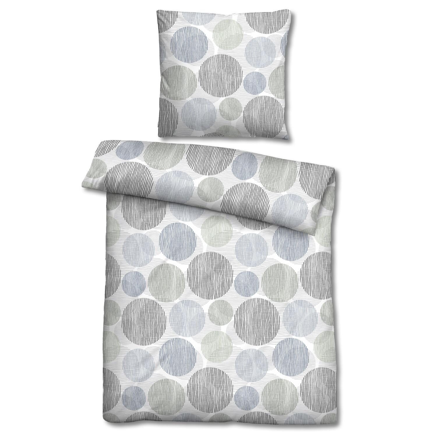Doppelpack CloudComfort Basic Mikrofaser Bettwäsche Herzen 135 x 200 + 80 x 80 cm
