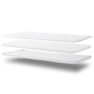 Топър от студена пяна Supportho Premium Topper 80 x 200 см H3, височина 8 см, степен на твърдост H3 с антибактериален калъф