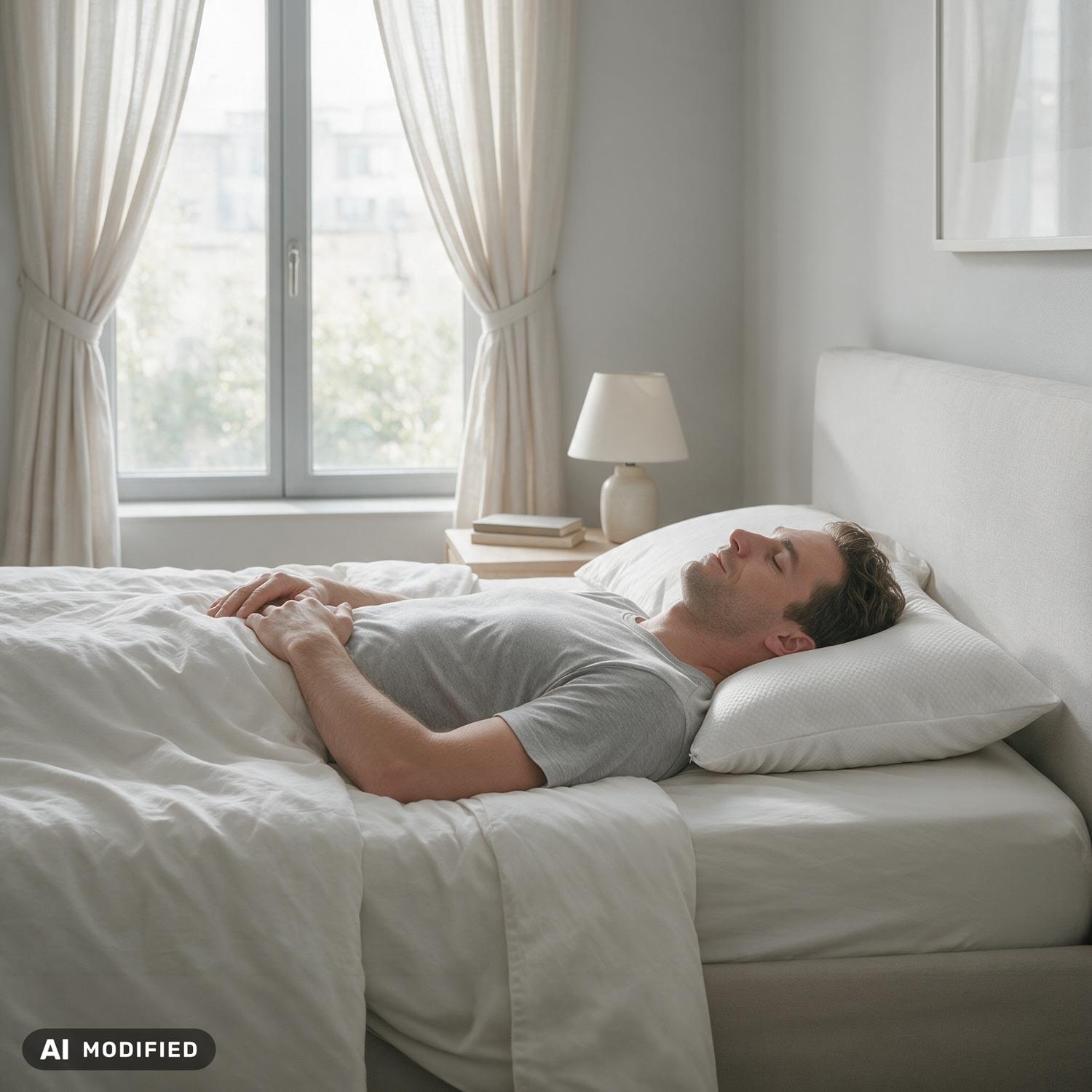 2 x Dream visco neck support pillow 40 x 80 cm