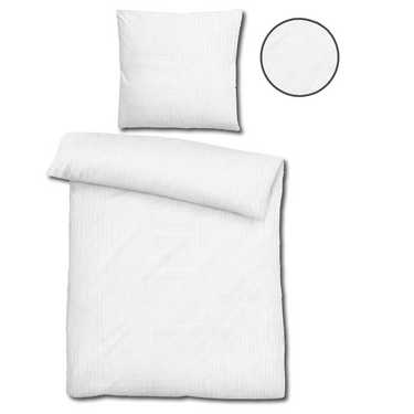 Double pack Sleezzz® muslin bed linen white 135 x 200 cm + 80 x 80 cm