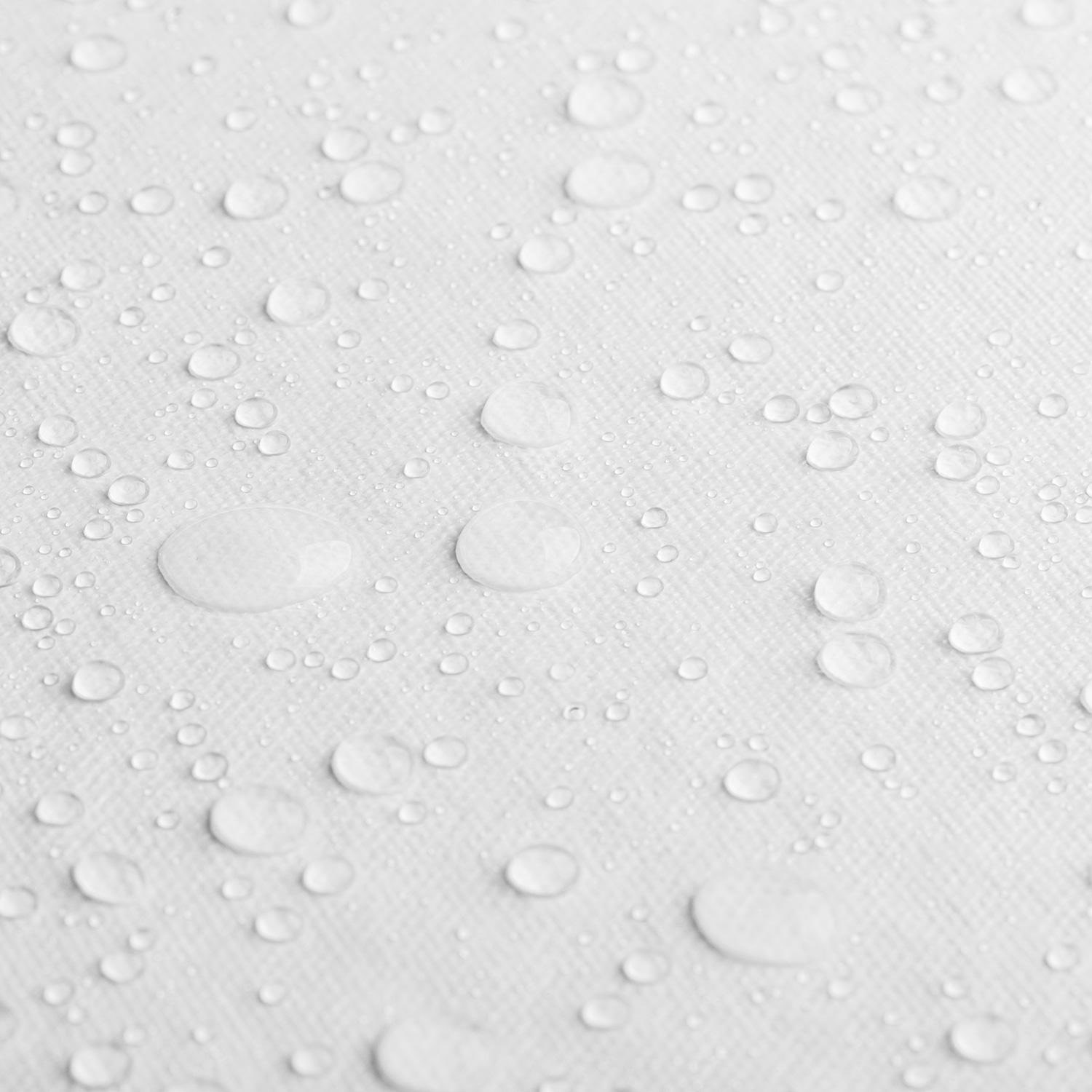 Setex ūdensnecaurlaidīgs molletona matrača aizsargs Fixspann 200 x 200 cm, matrača aizsargs no 100% kokvilnas, balts