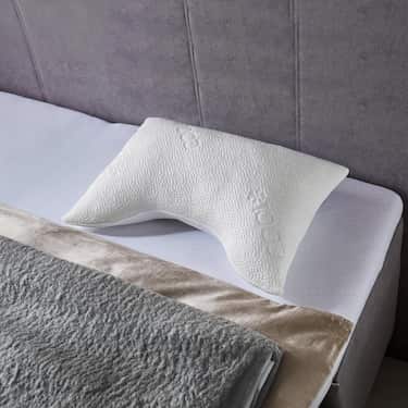 2 x Sleezzz® Cool Gel-Schaum Kontur Nackenstützkissen 40 x 60 x 16 cm