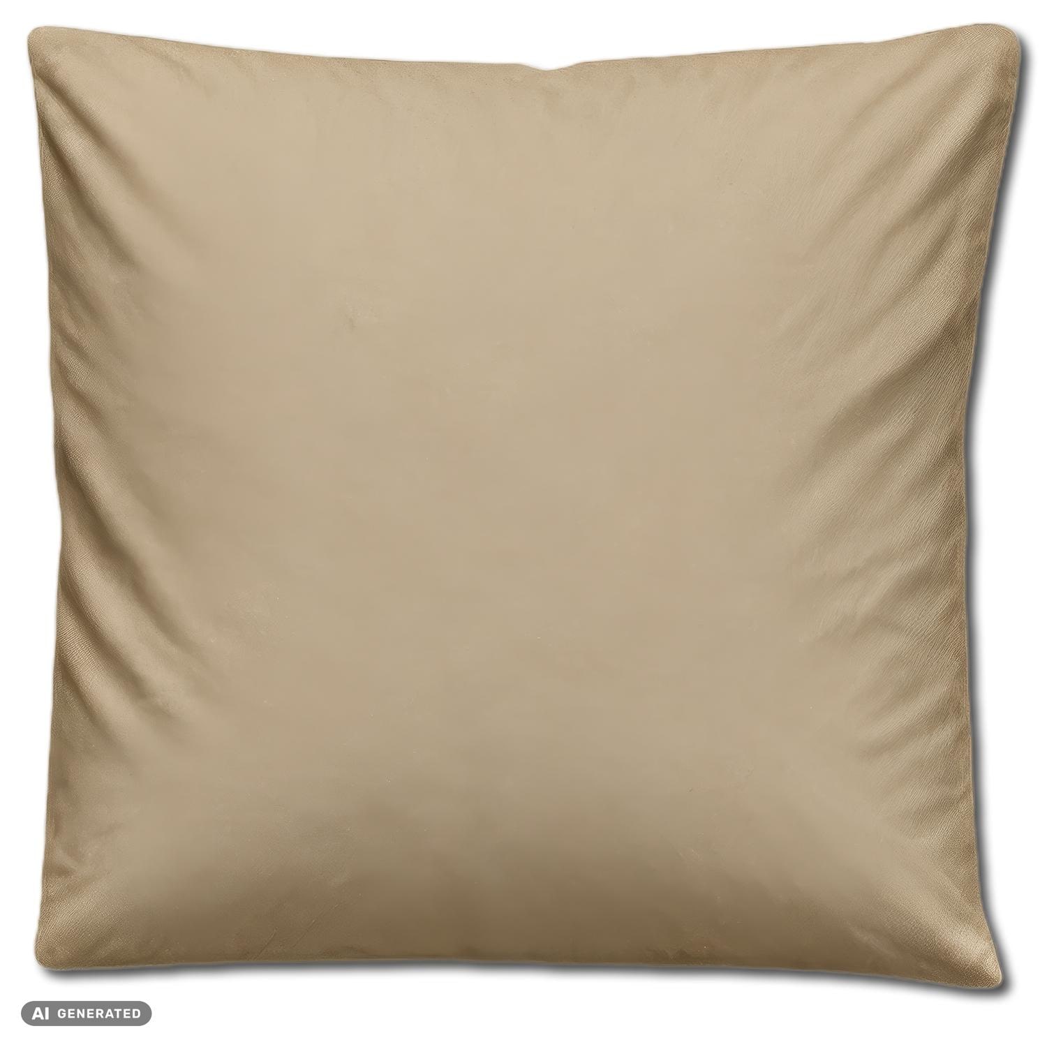 Cloud Comfort Mako-Satin Bettwäsche taupe 135 x 200 cm + 80 x 80 cm
