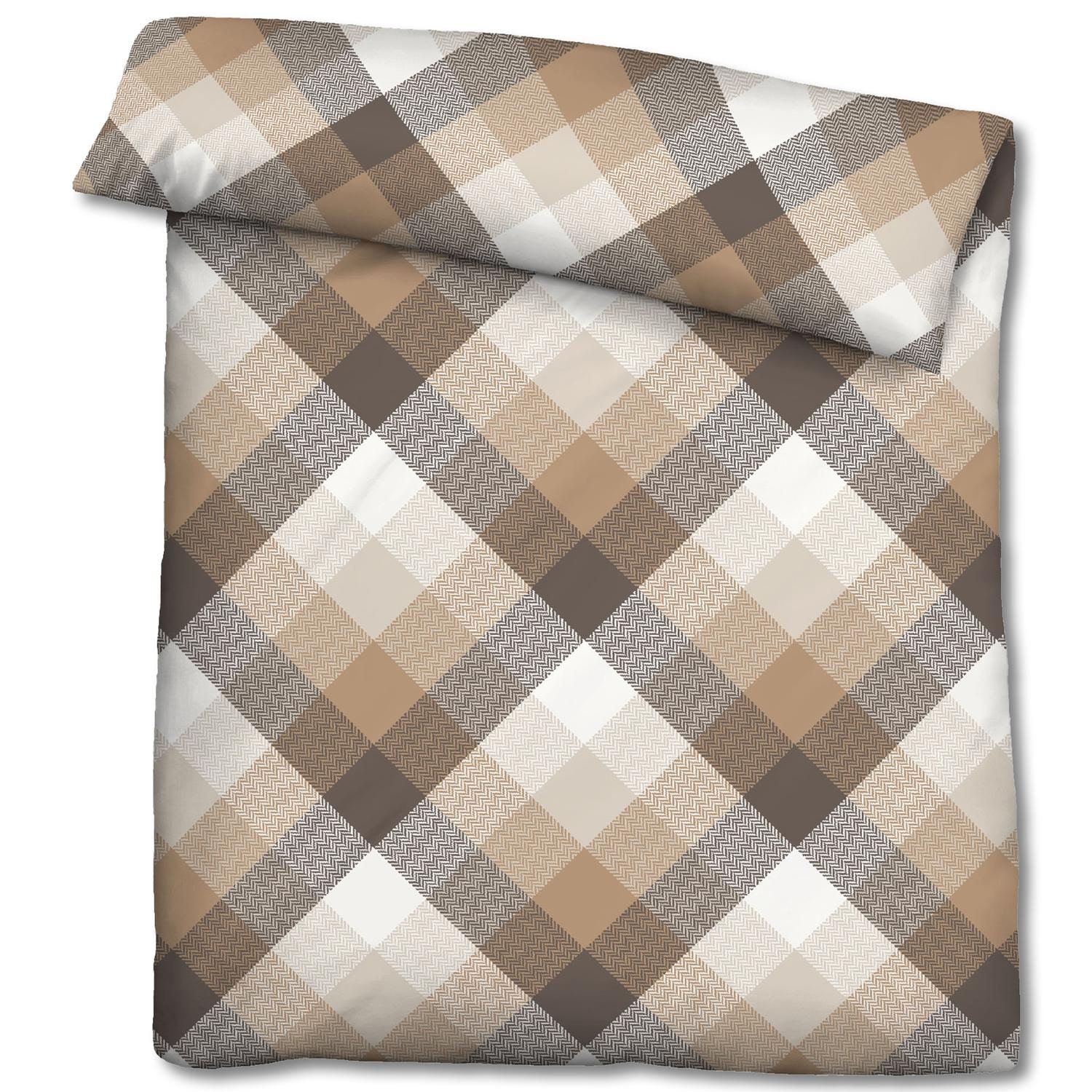 Double pack Castell cotton satin bed linen 135 x 200 cm + 80 x 80 cm
