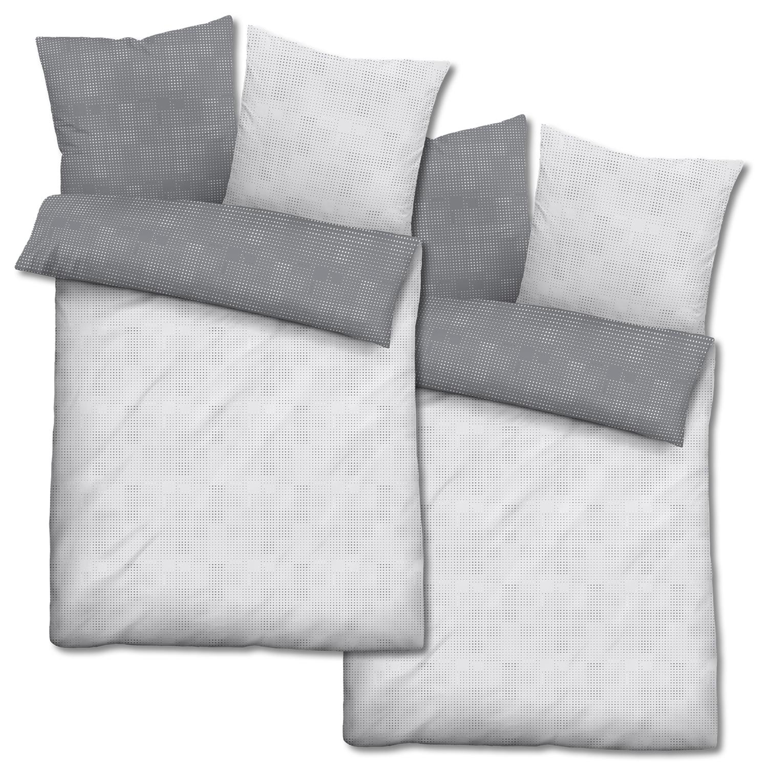 Double pack Castell biber bed linen 155 x 200 cm + 80 x 80 cm