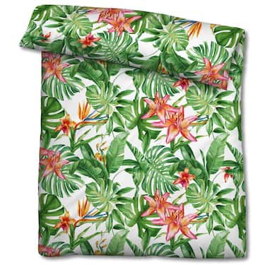 Microfiber seersucker bed linen 135 x 200 + 80 x 80 cm in a 4-pack