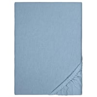 Spannbettlaken Winterflausch blau 140 x 190 - 160 x 200 cm