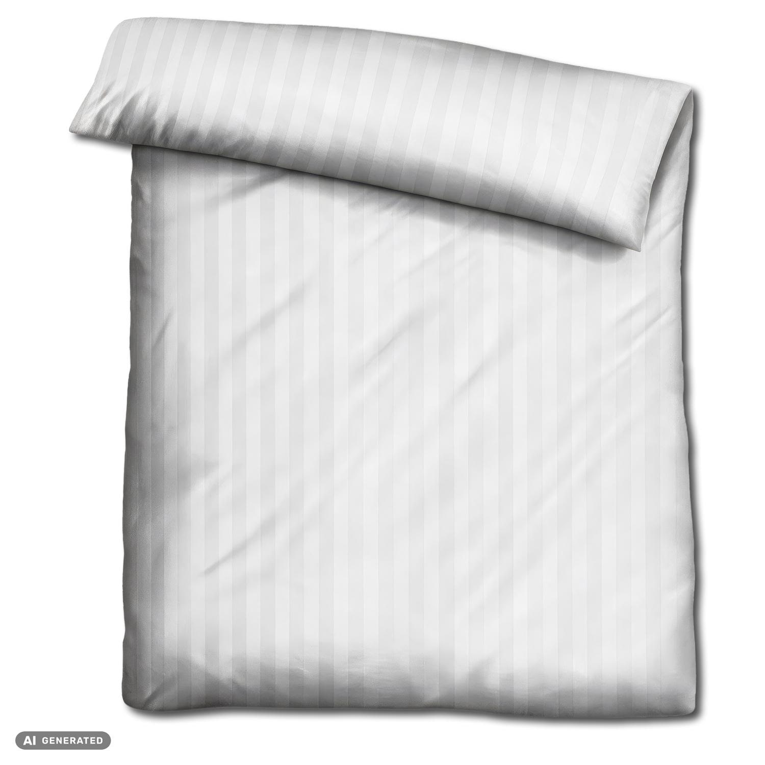 Doppelpack Cloud Comfort Mako-Satin Bettwäsche 135 x 200 cm + 80 x 80 cm