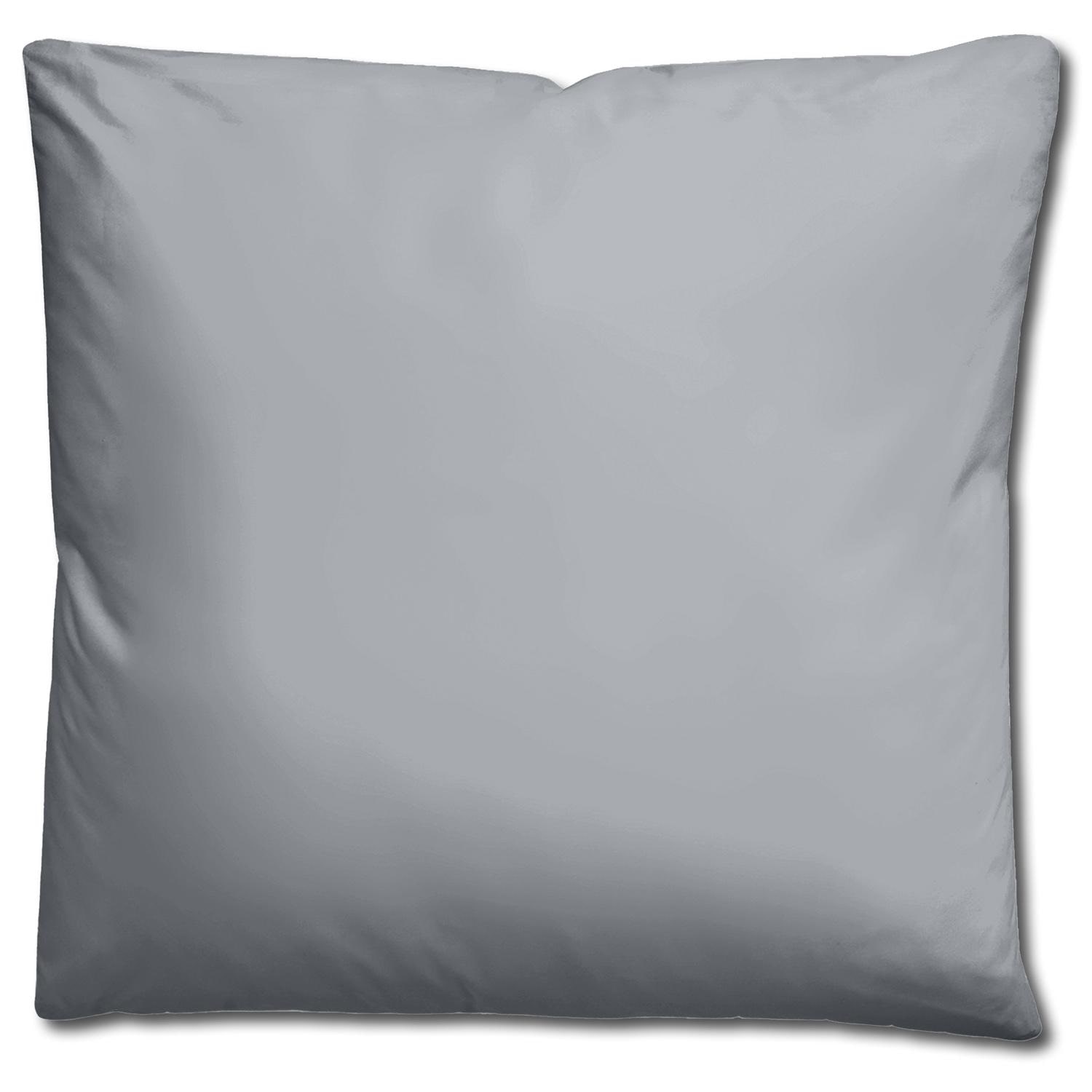Double pack Sleezzz® Renforcé reversible bed linen light gray/white 135 x 200 + 80 x 80 cm