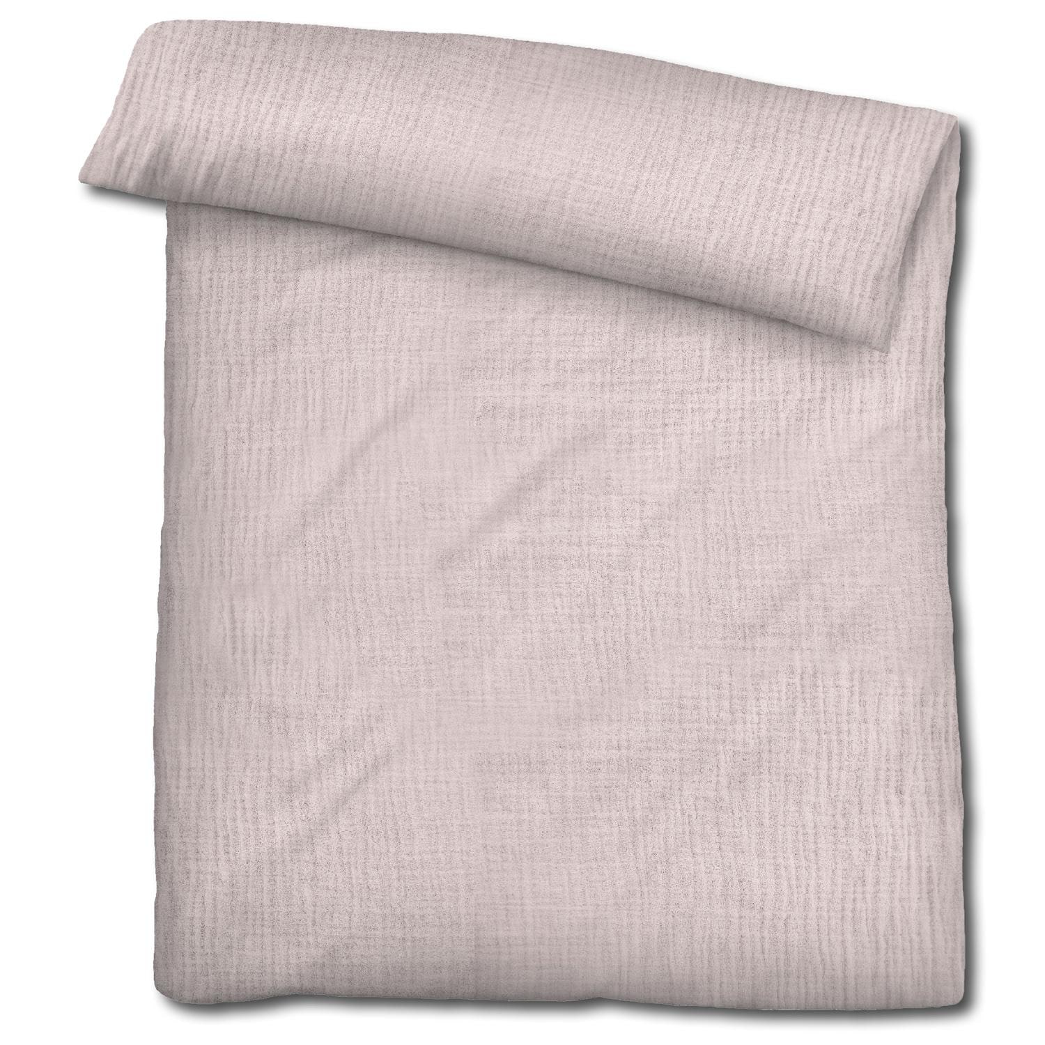 Sleezzz® mušelínové ložní prádlo, barva rosé, 155 x 220 cm + 80 x 80 cm