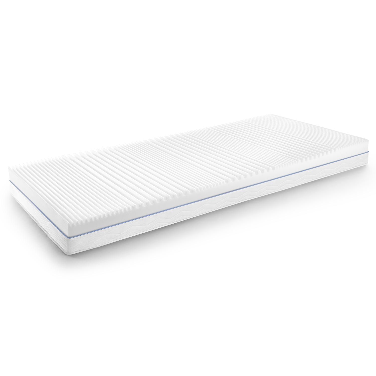 Ergonomic mattress 90x200 cm 7-zone Supportho Premium, height 18 cm, firmness level H2/H3 + mattress topper / mattress topper 90 x 200 cm