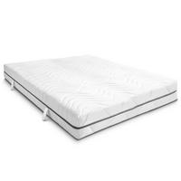 Materasso viscoelastico a 7 zone Sleezzz Smart 160 x 200 cm, altezza 18 cm, livello di rigidità H3 con schiuma a memoria d'aria